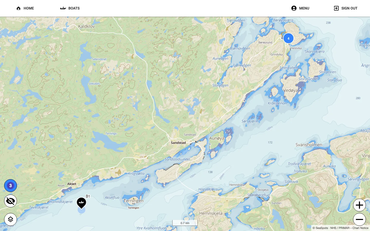 OlsiTrack — GPS-sporing på kart